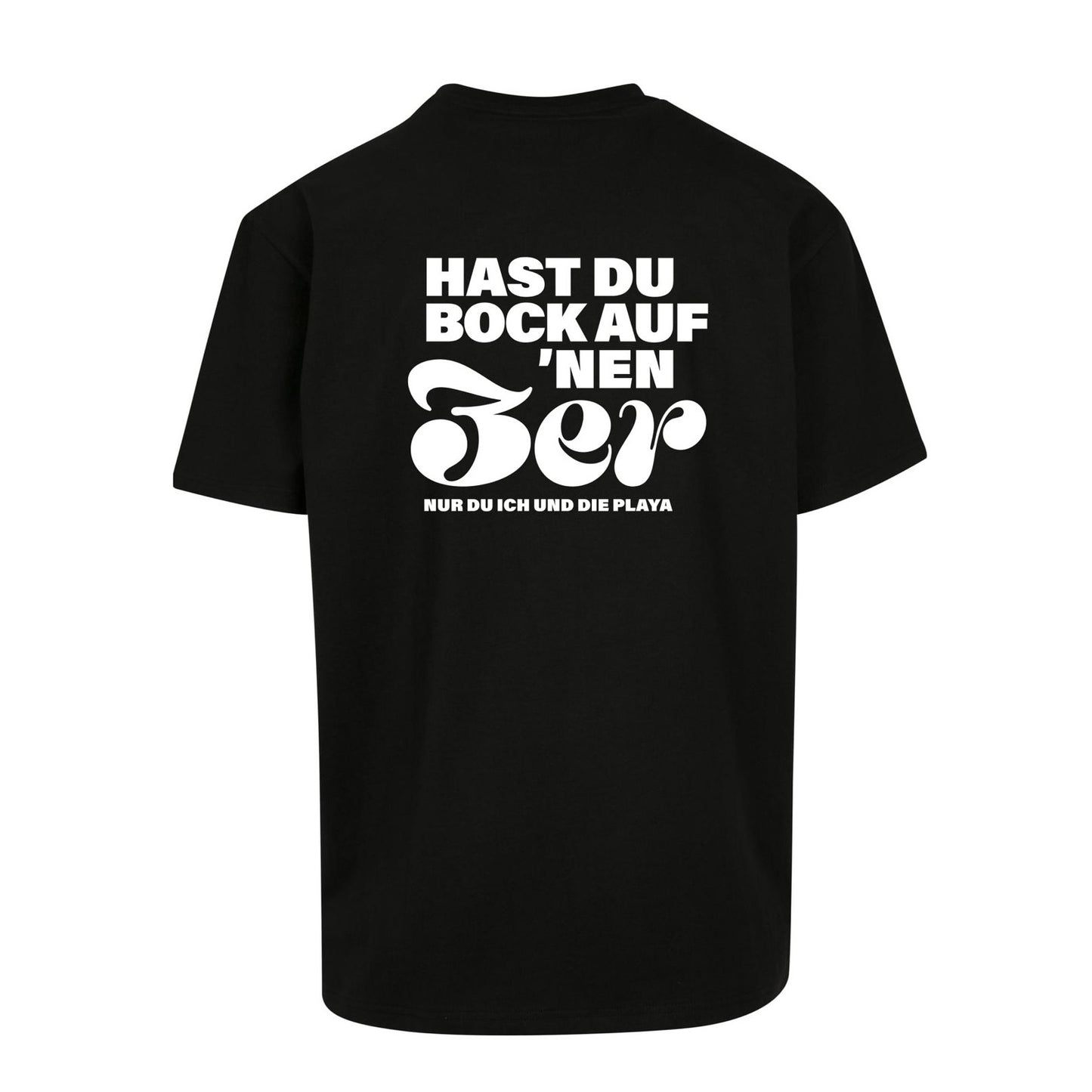 3er Oversized Unisex Shirt Black