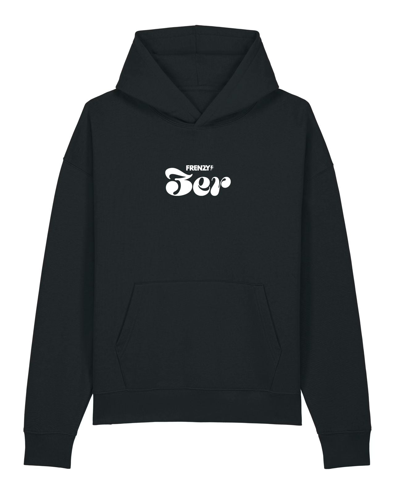 3er Oversized Hoodie Deep Black