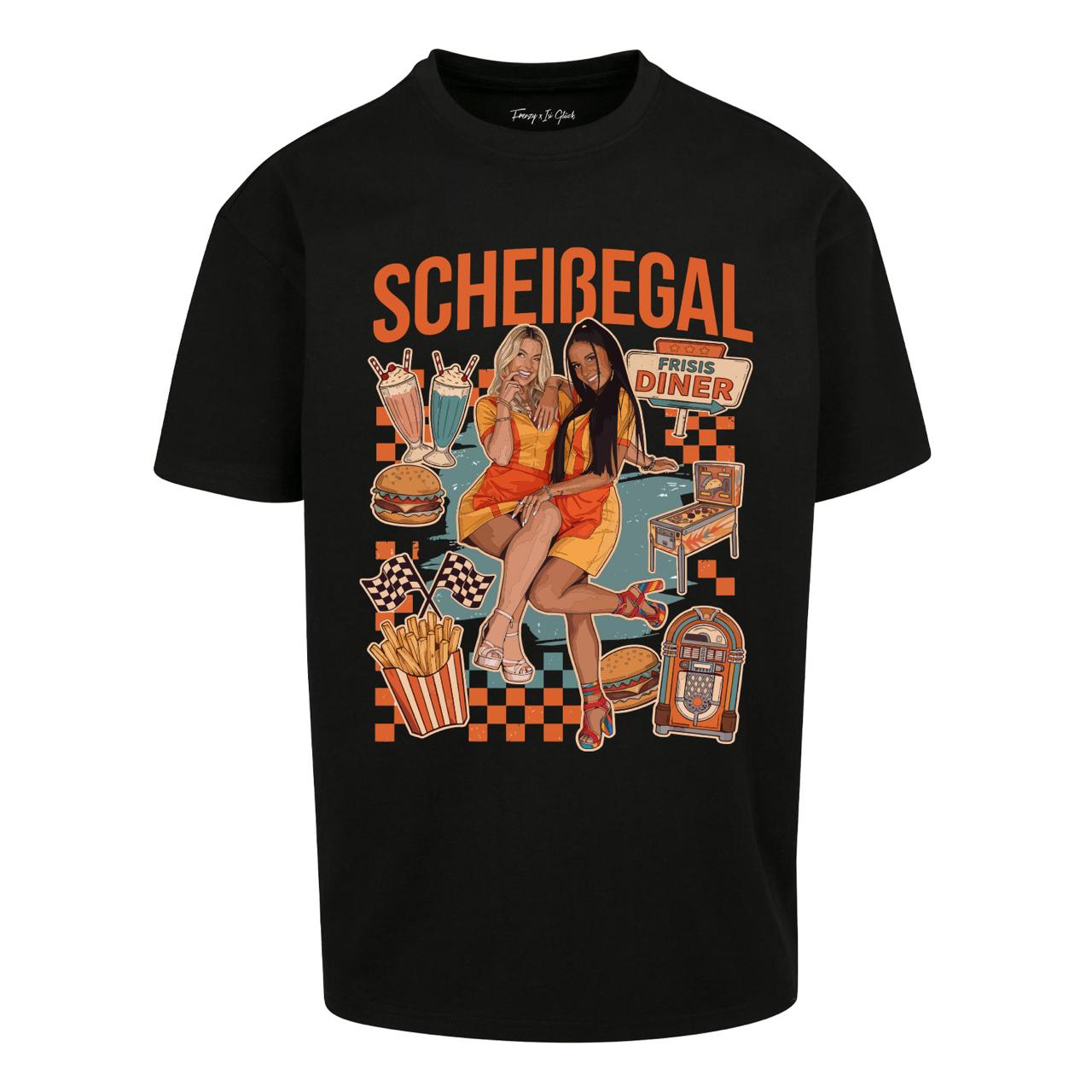 Scheißegal Diner Oversized Shirt