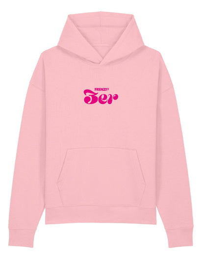3er Oversized Hoodie in Soft Pink