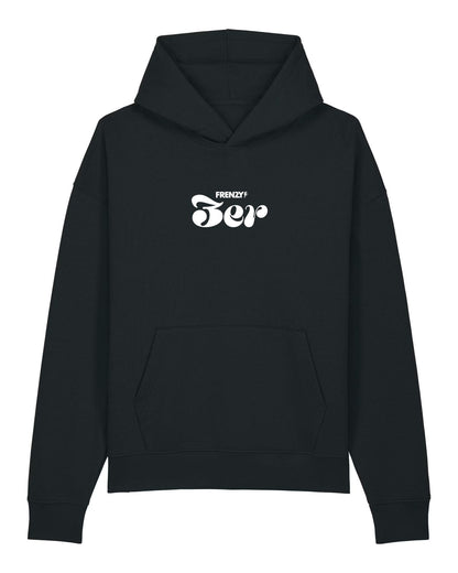 3er Oversized Hoodie Deep Black