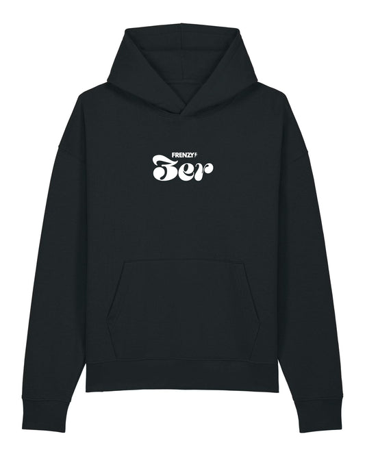 3er Oversized Hoodie Deep Black