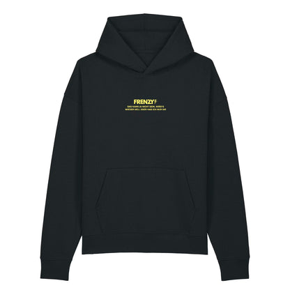 Lampen an Oversized Hoodie Deep Black